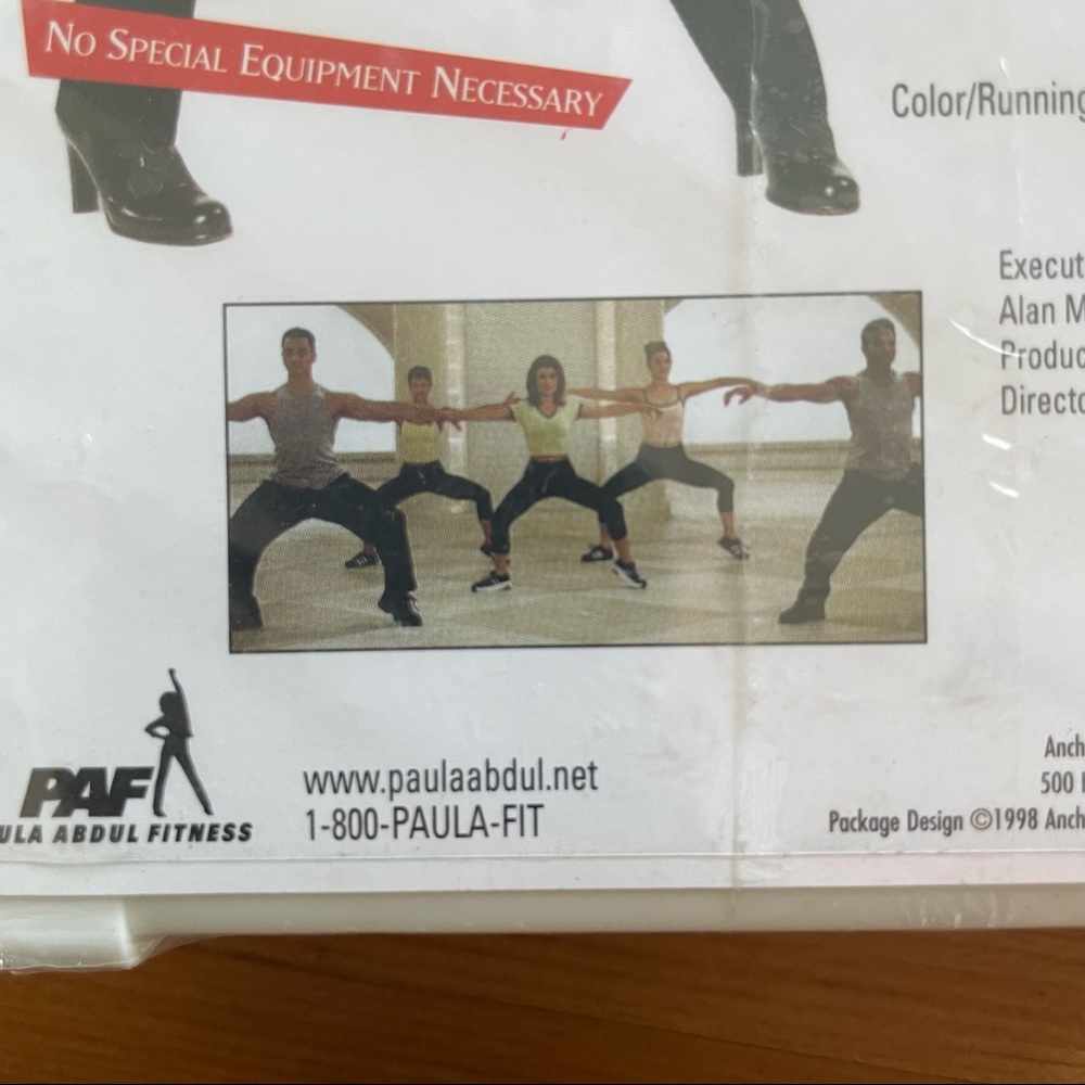 New VINTAGE 1998 Paula Abdul Cardio Dance Fitness Workout VHS - Picture 3 of 4